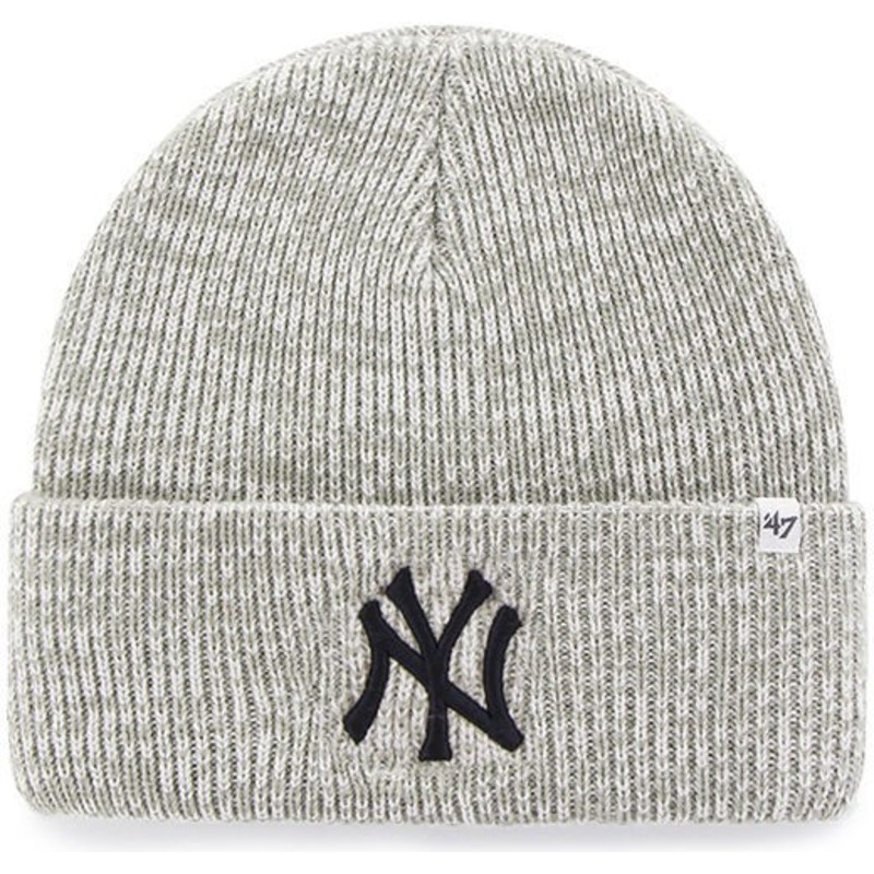 47-brand-new-york-yankees-mlb-cuff-knit-brain-freeze-beanie-grau