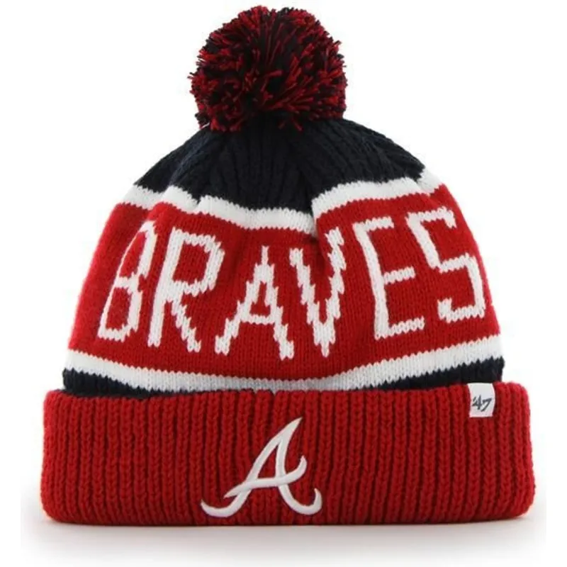 cepice-pompon-cervena-atlanta-braves-mlb-47-brand