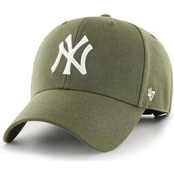 47 Brand Curved Brim New York Yankees MLB MVP Cap braun