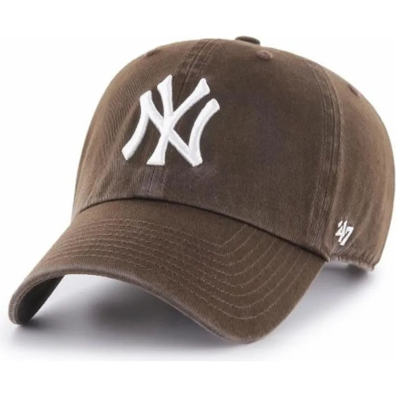 cepice-zaoblena-hneda-nastavitelny-new-york-yankees-mlb-47-brand