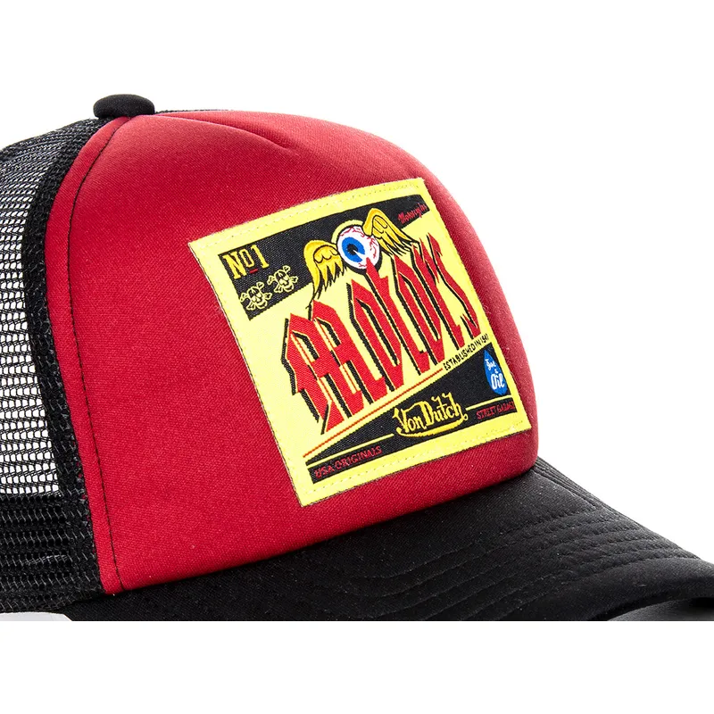 cepice-zaoblena-cervena-snapback-ber02-von-dutch