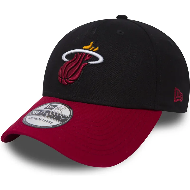 cepice-zaoblena-cerna-prilehava-39thirty-black-base-miami-heat-nba-new-era