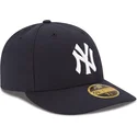 cepice-zaoblena-namornicka-modra-prilehava-59fifty-low-profile-authentic-new-york-yankees-mlb-new-era
