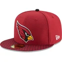 cepice-rovna-cervena-prilehava-59fifty-sideline-arizona-cardinals-nfl-new-era