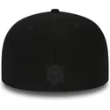 59fifty-black-coll-new-england-patriots-nfl-schwarze-flat-cap-von-new-era