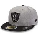 cepice-rovna-seda-prilehava-59fifty-reflective-heather-las-vegas-raiders-nfl-new-era