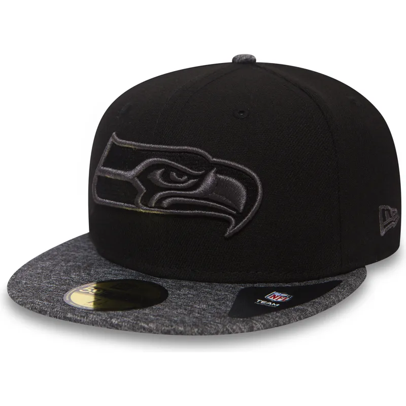 cepice-rovna-cerna-prilehava-59fifty-grey-collection-seattle-seahawks-nfl-new-era