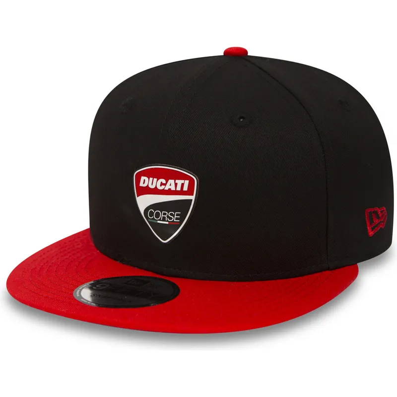 cepice-rovna-cerna-snapback-9fifty-snaparch-ducati-motor-motogp-new-era