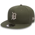detroit-tigers-mlb-new-era-9fifty-league-essential-grune-snapback-kappe
