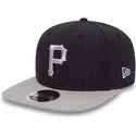 cepice-rovna-namornicka-modra-snapback-9fifty-seasonal-heather-pittsburgh-pirates-mlb-new-era