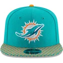 cepice-rovna-modra-snapback-9fifty-sideline-miami-dolphins-nfl-new-era