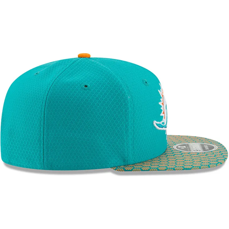 cepice-rovna-modra-snapback-9fifty-sideline-miami-dolphins-nfl-new-era