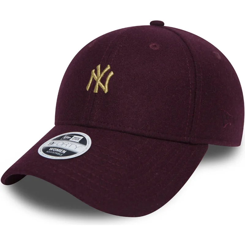 cepice-zaoblena-cervena-nastavitelny-oro-9forty-melton-new-york-yankees-mlb-new-era