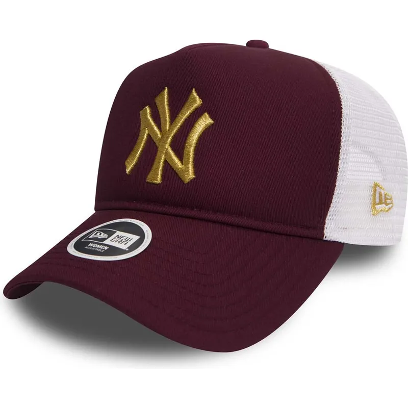 cepice-zaoblena-cervena-snapback-oro-9forty-essential-new-york-yankees-mlb-new-era
