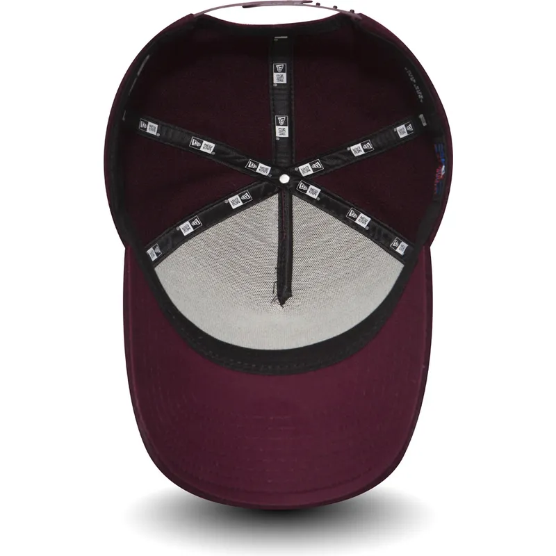 cepice-zaoblena-cervena-nastavitelny-9forty-melton-a-frame-new-york-yankees-mlb-new-era cepice-zaoblena-cervena-nastavitelny-9forty-melton-a-frame-new-york-yankees-mlb-new-era