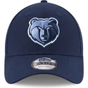cepice-zaoblena-modra-nastavitelny-bordado-9forty-the-league-memphis-grizzlies-nba-new-era