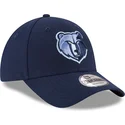 cepice-zaoblena-modra-nastavitelny-bordado-9forty-the-league-memphis-grizzlies-nba-new-era