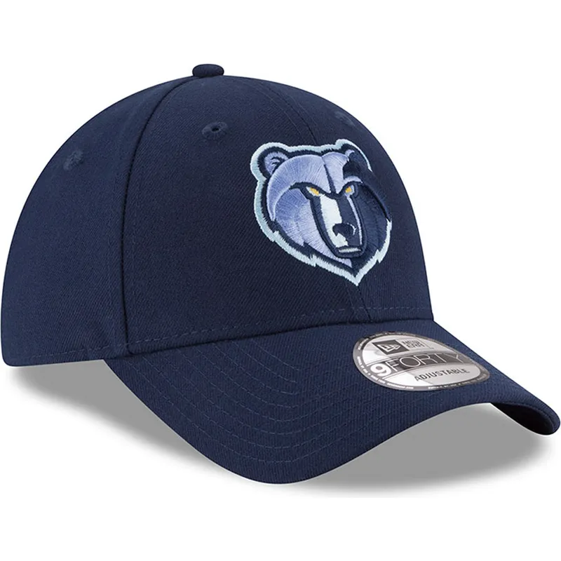 cepice-zaoblena-modra-nastavitelny-bordado-9forty-the-league-memphis-grizzlies-nba-new-era
