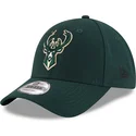 gron-justerbar-kurvad-keps-9forty-the-league-fran-milwaukee-bucks-nba-av-new-era
