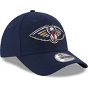 marineblaue-verstellbare-curved-cap-9forty-the-league-der-new-orleans-pelicans-nba-von-new-era