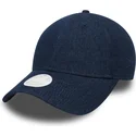 cepice-zaoblena-modra-nastavitelny-efecto-vaquero-9forty-denim-new-era