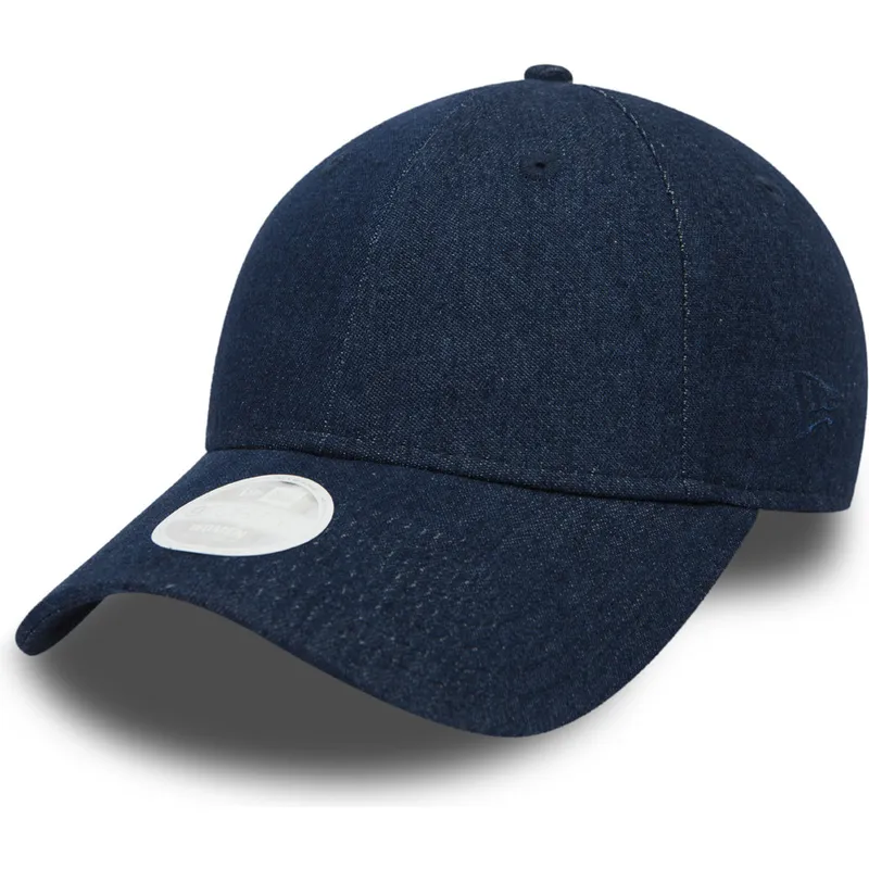 cepice-zaoblena-modra-nastavitelny-efecto-vaquero-9forty-denim-new-era