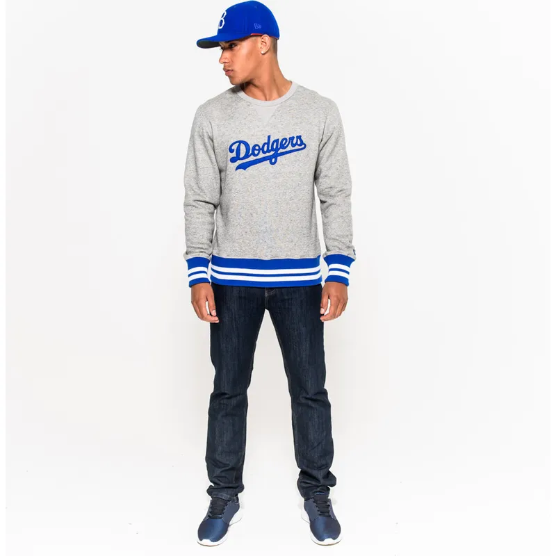 mikiny-bez-kapuce-seda-crew-neck-heritage-brooklyn-dodgers-mlb-new-era