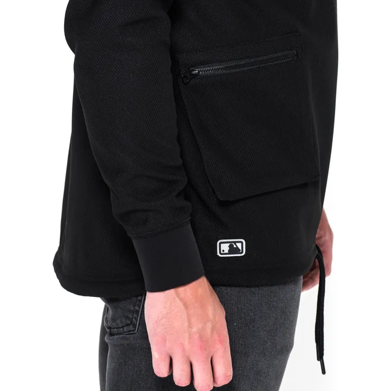 mikiny-s-kapuci-cerna-pullover-hoody-stealth-new-york-yankees-mlb-new-era