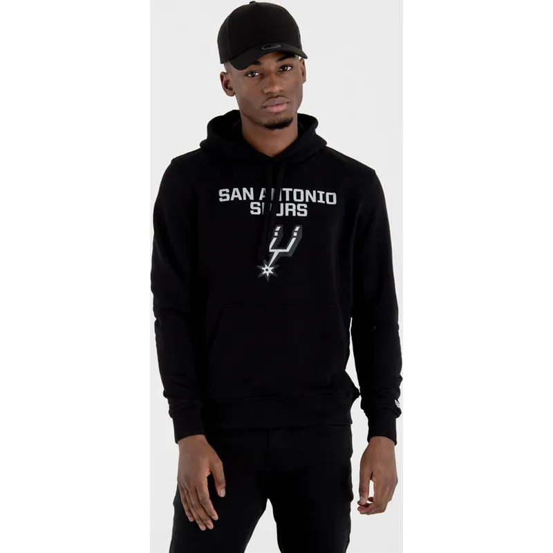 mikiny-s-kapuci-cerna-pullover-hoody-san-antonio-spurs-nba-new-era