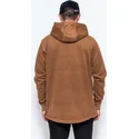 mikiny-s-kapuci-hneda-pullover-hoody-premium-classics-new-era