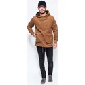 mikiny-s-kapuci-hneda-pullover-hoody-premium-classics-new-era