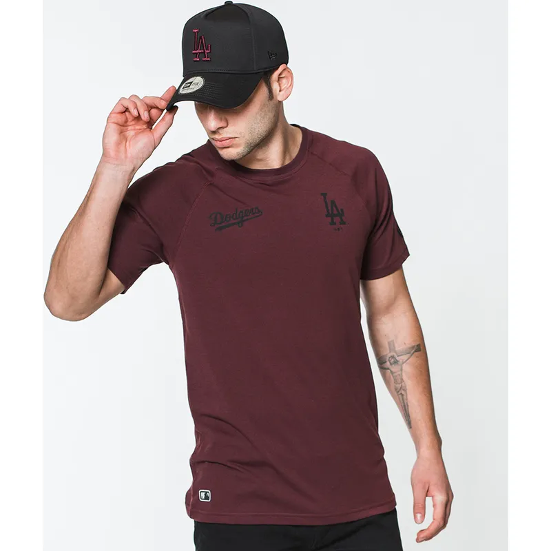 tricka-kratky-rukav-cervena-tech-series-los-angeles-dodgers-mlb-new-era