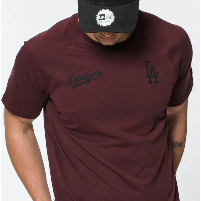 tricka-kratky-rukav-cervena-tech-series-los-angeles-dodgers-mlb-new-era