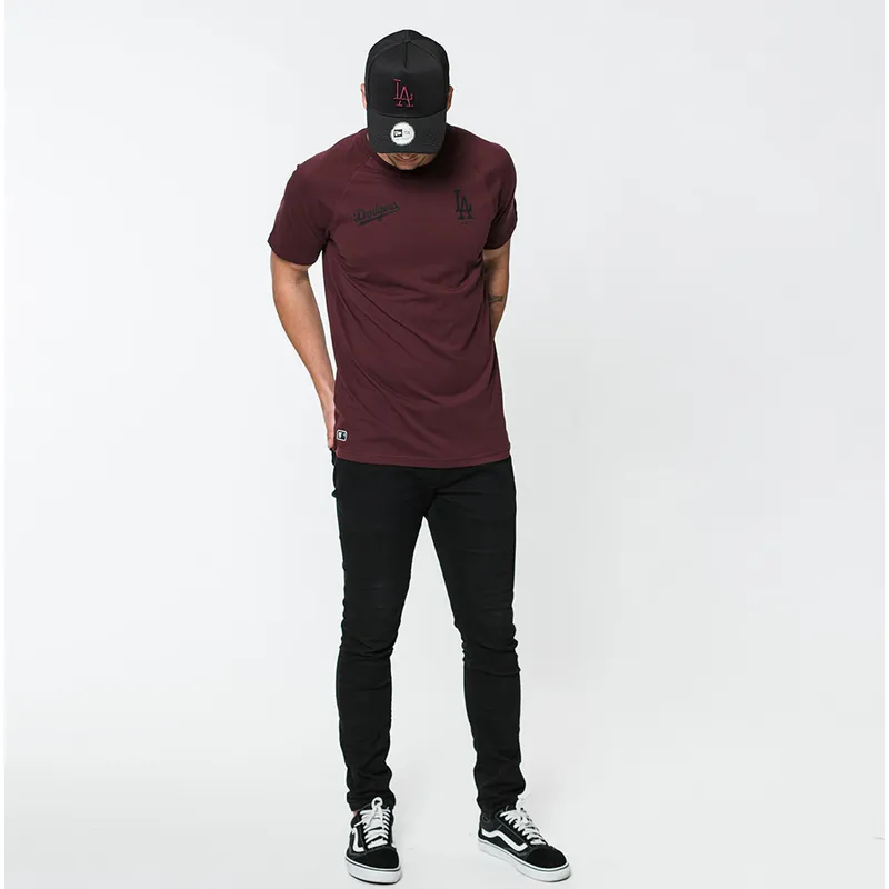 tricka-kratky-rukav-cervena-tech-series-los-angeles-dodgers-mlb-new-era
