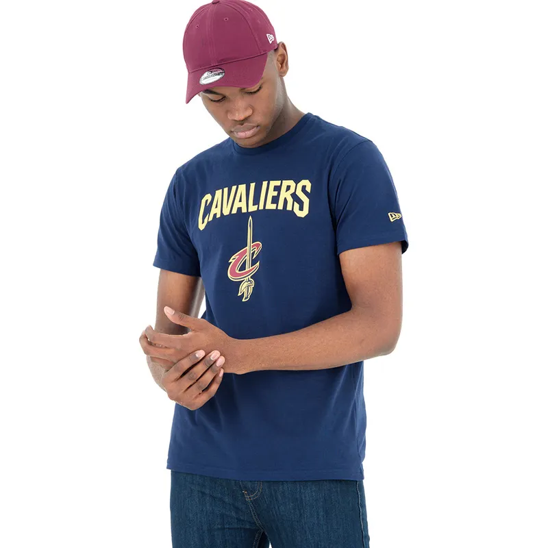 tricka-kratky-rukav-modra-cleveland-cavaliers-nba-new-era