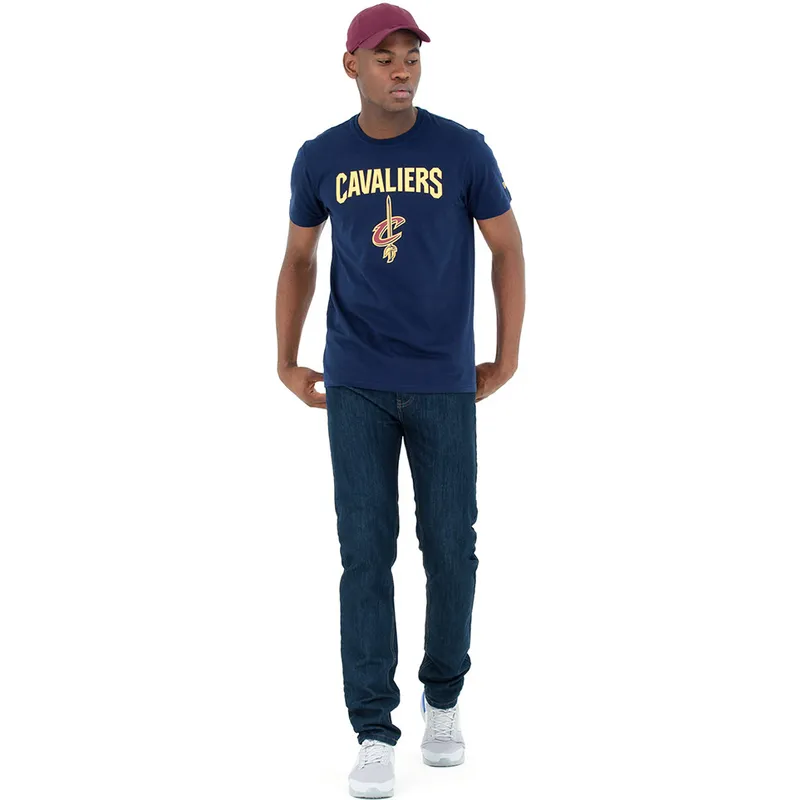 tricka-kratky-rukav-modra-cleveland-cavaliers-nba-new-era