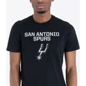 tricka-kratky-rukav-cerna-san-antonio-spurs-nba-new-era
