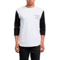 volcom-white-enabler-3-4-sleeve-t-shirt-weiss