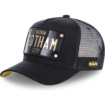 Čepice zaoblená černá snapback placa Gotham City BATP1 Batman DC Comics Capslab
