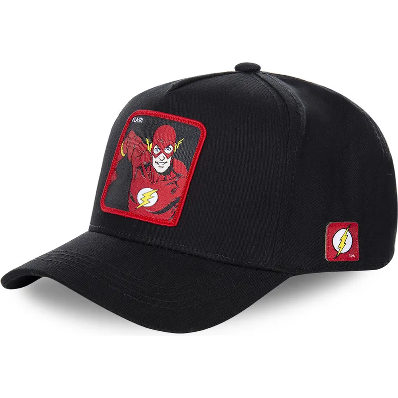 cepice-zaoblena-cerna-snapback-clasico-fla2-flash-dc-comics-capslab cepice-zaoblena-cerna-snapback-clasico-fla2-flash-dc-comics-capslab