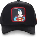 cepice-zaoblena-cerna-snapback-clasico-sup4-superman-dc-comics-capslab