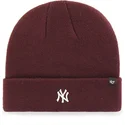 new-york-yankees-mlb-cuff-knit-centerfield-mutze-in-granatrot-von-47-brand