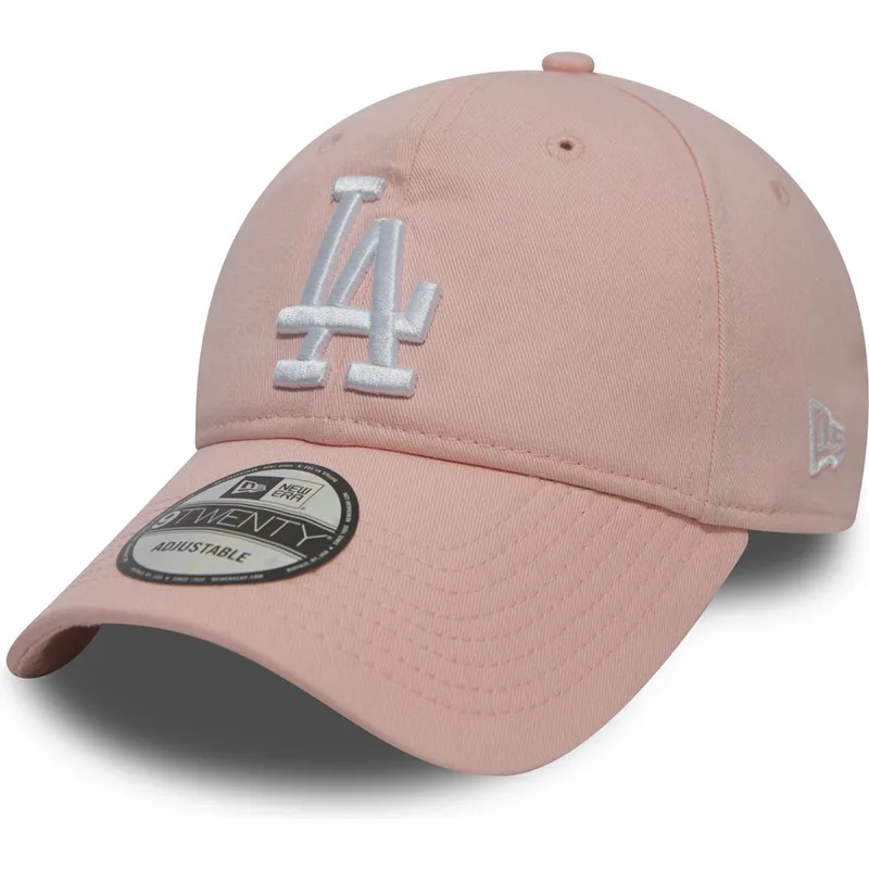 cepice-zaoblena-ruzova-nastavitelny-9twenty-essential-packable-los-angeles-dodgers-mlb-new-era