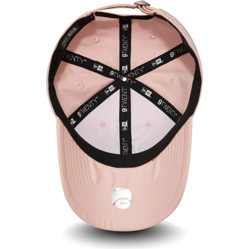 cepice-zaoblena-ruzova-nastavitelny-9twenty-essential-packable-los-angeles-dodgers-mlb-new-era