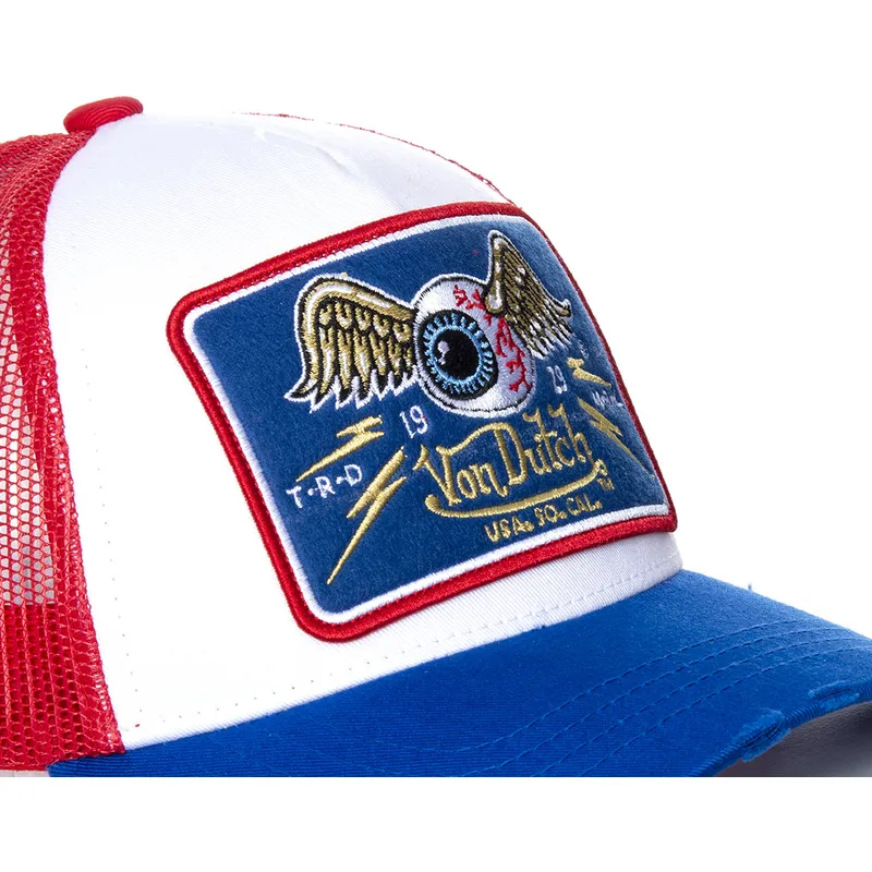 cepice-zaoblena-bila-snapback-truck18-von-dutch