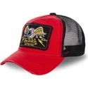 cepice-zaoblena-cervena-snapback-truck05-von-dutch
