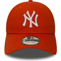 cepice-zaoblena-oranzova-nastavitelny-9forty-essential-new-york-yankees-mlb-new-era