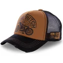 von-dutch-crew6-braune-und-schwarze-trucker-kappe