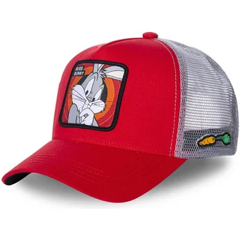 Čepice zaoblená červená snapback BUG1 Bugs Bunny Looney Tunes Capslab