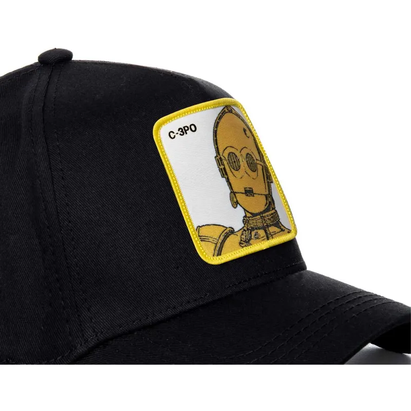 cepice-zaoblena-cerna-snapback-c3p3-c-3po-star-wars-capslab cepice-zaoblena-cerna-snapback-c3p3-c-3po-star-wars-capslab